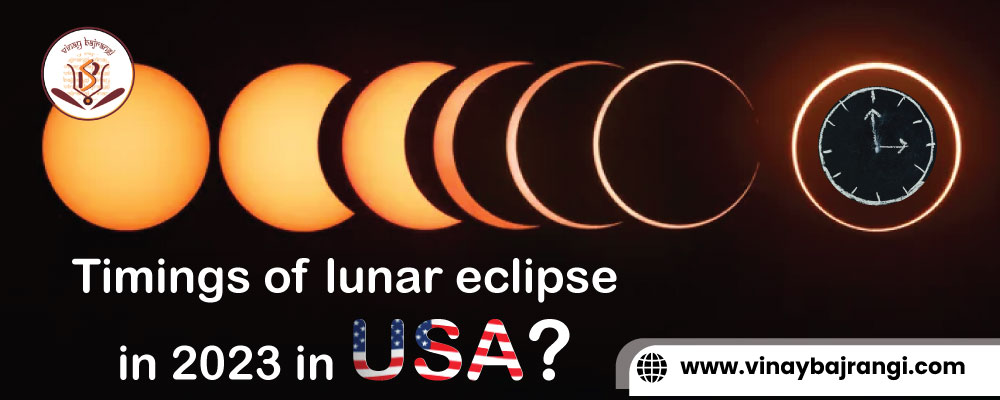 Timings of lunar eclipse in 2023 in USA?